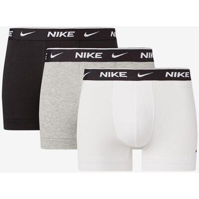 Bóxer Nike Trunk blanco negro gris (3 unidades) - S Bóxer Nike Trunk blanco negro gris (3 unidades) - S