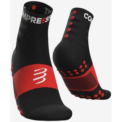 Calcetines Compressport Training Pack-2 negro rojo - T3 Calcetines Compressport Training Pack-2 negro rojo - T3