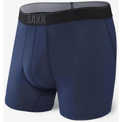 Bóxer SAXX Quest Brief Fly azul marino negro - XS Bóxer SAXX Quest Brief Fly azul marino negro - XS