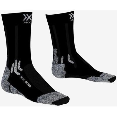 X-SOCKS TREK SILVER Calcetines - Lana merino, Ventilados, Protección del tendón de Aquiles X-SOCKS TREK SILVER Calcetines - Lana merino, Ventilados, Protección del tendón de Aquiles