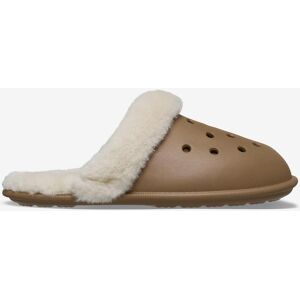 Pantuflas Crocs Classic Fuzz Scuff marrón blanco - 43-44 Pantuflas Crocs Classic Fuzz Scuff marrón blanco - 43-44