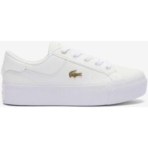 Zapatillas Lacoste Ziane Platform Logo blanco puro mujer - 39.5 Zapatillas Lacoste Ziane Platform Logo blanco puro mujer - 39.5
