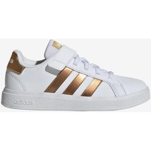 Zapatillas adidas Grand Court Elastic Lace and Top blanco bronce infantil - 40 Zapatillas adidas Grand Court Elastic Lace and Top blanco bronce infantil - 40