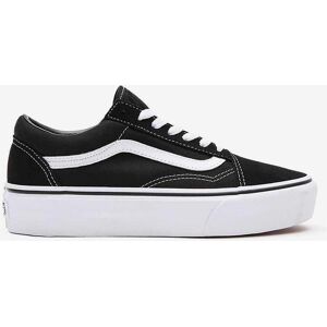 Zapatillas Vans Old Skool Platform negro puro blanco - 39 Zapatillas Vans Old Skool Platform negro puro blanco - 39