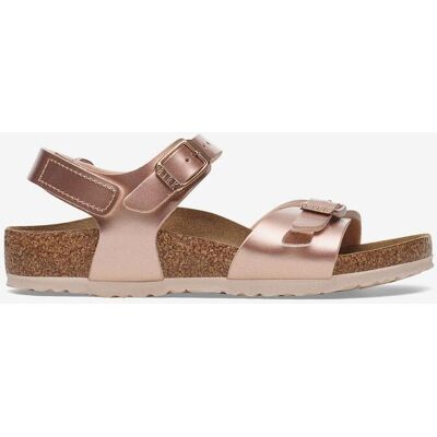Sandalias Birkenstock Rio AS Birko-Flor Ancho Estrecho rosa marrón infantil - 33 Sandalias Birkenstock Rio AS Birko-Flor Ancho Estrecho rosa marrón infantil - 33