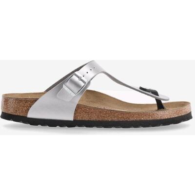 Sandalias Birkenstock Gizeh Birko-Flor plateado Ancho Estrecho mujer - 42 Sandalias Birkenstock Gizeh Birko-Flor plateado Ancho Estrecho mujer - 42
