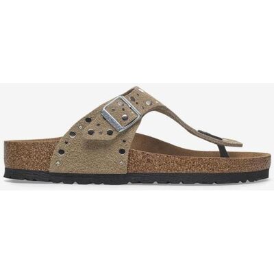 Sandalias Birkenstock Gizeh Rivet Suede Leather Ancho Estrecho marrón mujer - 37 Sandalias Birkenstock Gizeh Rivet Suede Leather Ancho Estrecho marrón mujer - 37