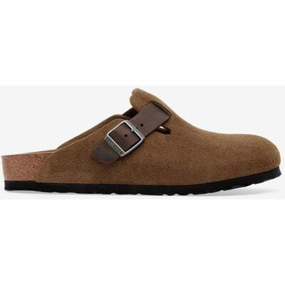 Zuecos Birkenstock Boston BS Mixed Leather Ancho Estrecho marrón oscuro - 45 Zuecos Birkenstock Boston BS Mixed Leather Ancho Estrecho marrón oscuro - 45