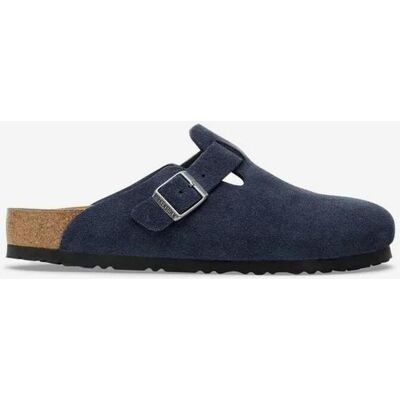 Zuecos Birkenstock Boston Suede Leather Ancho Estrecho azul oscuro - 36 Zuecos Birkenstock Boston Suede Leather Ancho Estrecho azul oscuro - 36
