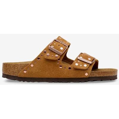 Sandalias Birkenstock Arizona Rivet Ancho Estrecho marrón cálido mujer - 41 Sandalias Birkenstock Arizona Rivet Ancho Estrecho marrón cálido mujer - 41
