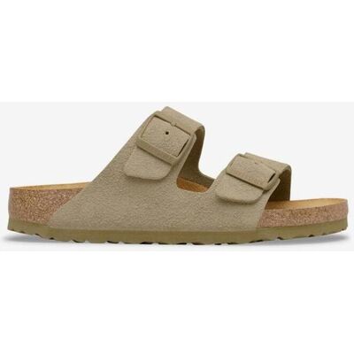 Sandalias Birkenstock Arizona Suede Leather Ancho Estrecho beige verdoso marrón - 42 Sandalias Birkenstock Arizona Suede Leather Ancho Estrecho beige verdoso marrón - 42