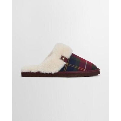Pantuflas Barbour Claudia Tartan Mule rojo oscuro azul verde mujer - 38 Pantuflas Barbour Claudia Tartan Mule rojo oscuro azul verde mujer - 38