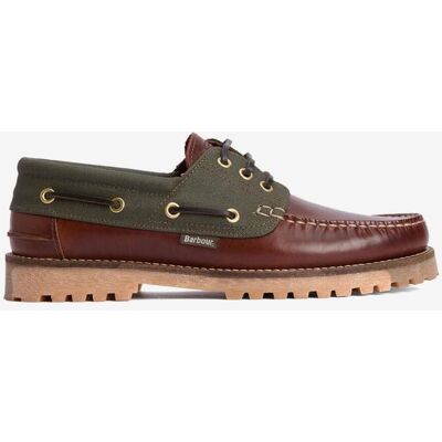 Zapatos Barbour Deck Boat marrón verde caqui - 40 Zapatos Barbour Deck Boat marrón verde caqui - 40