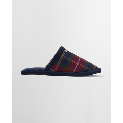 Pantuflas Barbour Everitt Tartan Mule azul marino rojo verde - 41 Pantuflas Barbour Everitt Tartan Mule azul marino rojo verde - 41