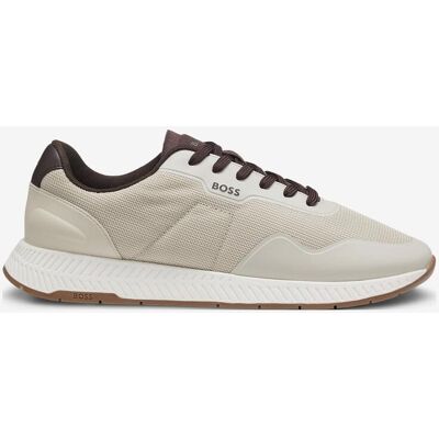 Zapatillas BOSS Titanium Runn beige marrón - 43 Zapatillas BOSS Titanium Runn beige marrón - 43