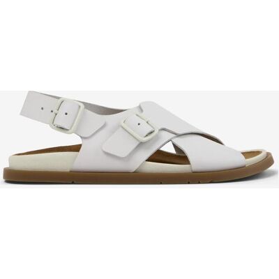 Sandalias Camper Lluc Backstrap blanco marrón mujer - 39 Sandalias Camper Lluc Backstrap blanco marrón mujer - 39