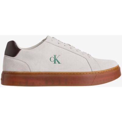Zapatillas Calvin Klein Classic Cupsole Laceup Suede beige marrón - 46 Zapatillas Calvin Klein Classic Cupsole Laceup Suede beige marrón - 46
