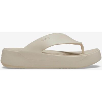 Chanclas Crocs Getaway Platform Flip blanco crema mujer - 34-35 Chanclas Crocs Getaway Platform Flip blanco crema mujer - 34-35