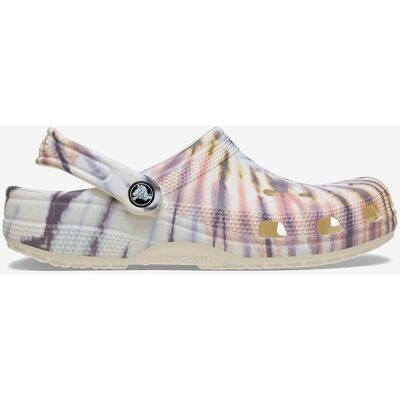 Crocs Classic Tie Dye Clog blanco gris naranja - 42-43 Crocs Classic Tie Dye Clog blanco gris naranja - 42-43