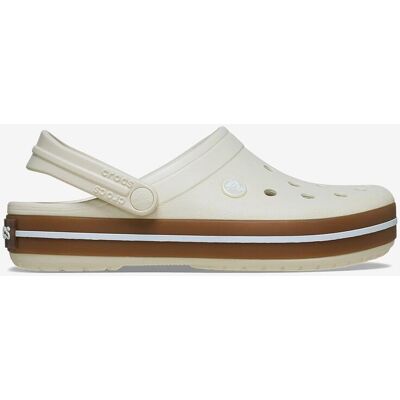 Crocs Crocband Gum Clog blanco crema marrón - 36-37 Crocs Crocband Gum Clog blanco crema marrón - 36-37