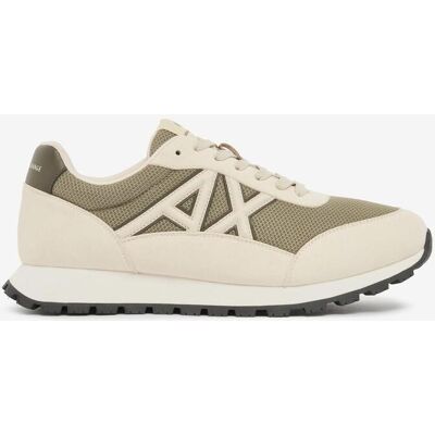 Zapatillas Armani Exchange Contrast AX beige blanco - 39 Zapatillas Armani Exchange Contrast AX beige blanco - 39