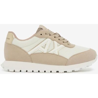 Zapatillas Armani Exchange Puffy Logo beige blanco mujer - 36 Zapatillas Armani Exchange Puffy Logo beige blanco mujer - 36