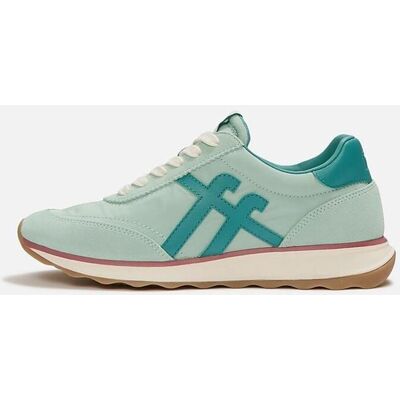 Zapatillas FitFlop Retro-Q Fabric Suede verde menta turquesa mujer - 38 Zapatillas FitFlop Retro-Q Fabric Suede verde menta turquesa mujer - 38