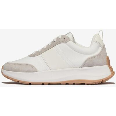 Zapatillas FitFlop F-Mode Flow Suede blanco gris mujer - 36 Zapatillas FitFlop F-Mode Flow Suede blanco gris mujer - 36