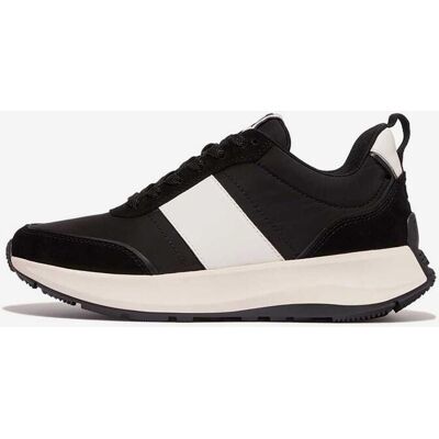 Zapatillas FitFlop F-Mode Flow Leather negro puro mujer - 36 Zapatillas FitFlop F-Mode Flow Leather negro puro mujer - 36