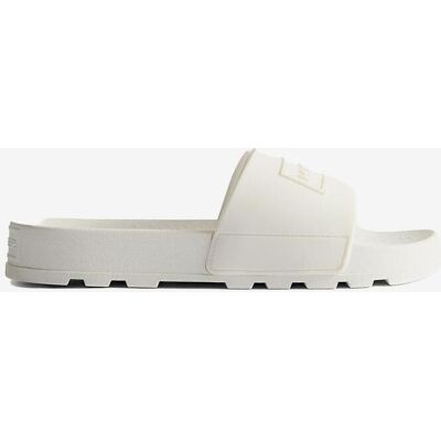 Chanclas Hunter Core Embossed blanco puro - 37 Chanclas Hunter Core Embossed blanco puro - 37