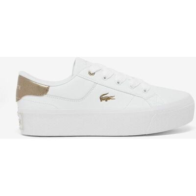 Zapatillas Lacoste Ziane Platform blanco puro dorado mujer - 42 Zapatillas Lacoste Ziane Platform blanco puro dorado mujer - 42