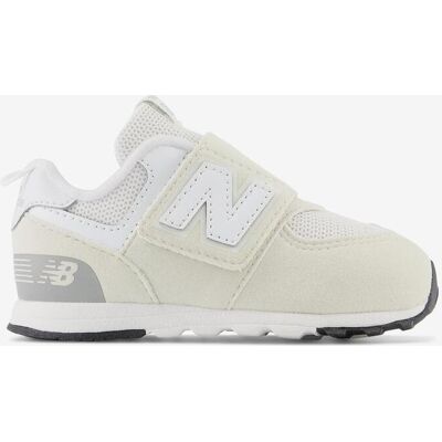 Zapatillas New Balance 574 NEW-B Hook & Loop blanco crema bebé - 25 Zapatillas New Balance 574 NEW-B Hook & Loop blanco crema bebé - 25