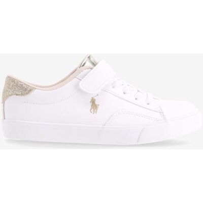 Zapatillas Ralph Lauren Theron blanco dorado bebé - 31 Zapatillas Ralph Lauren Theron blanco dorado bebé - 31