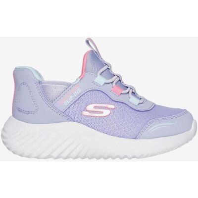 Zapatillas Skechers Bounder Simple Cute Slip-Ins lila pastel niña - 26 Zapatillas Skechers Bounder Simple Cute Slip-Ins lila pastel niña - 26