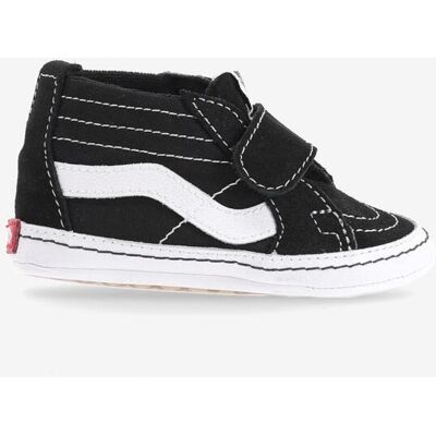 Zapatillas Vans Sk8-Hi Crib negro puro blanco bebé - 17 Zapatillas Vans Sk8-Hi Crib negro puro blanco bebé - 17