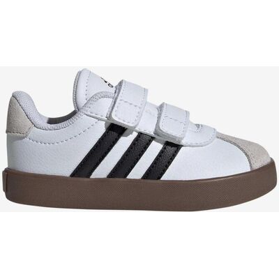 Zapatillas adidas VL Court 2.0 blanco beige negro bebé - 23 Zapatillas adidas VL Court 2.0 blanco beige negro bebé - 23
