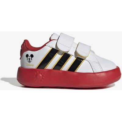 Zapatillas adidas x Disney Mickey Mouse Grand Court blanco puro rojo negro bebé - 21 Zapatillas adidas x Disney Mickey Mouse Grand Court blanco puro rojo negro bebé - 21