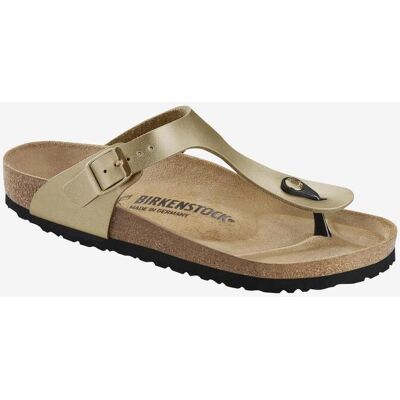 Sandalias Birkenstock Gizeh Birko-Flor Ancho Estrecho oro marrón mujer - 36 Sandalias Birkenstock Gizeh Birko-Flor Ancho Estrecho oro marrón mujer - 36