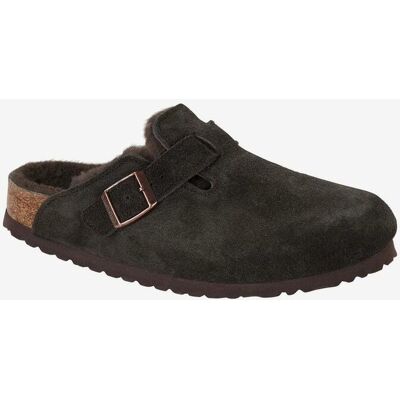 Zuecos Birkenstock Boston VL Shearling Ancho Estrecho marrón oscuro - 36 Zuecos Birkenstock Boston VL Shearling Ancho Estrecho marrón oscuro - 36