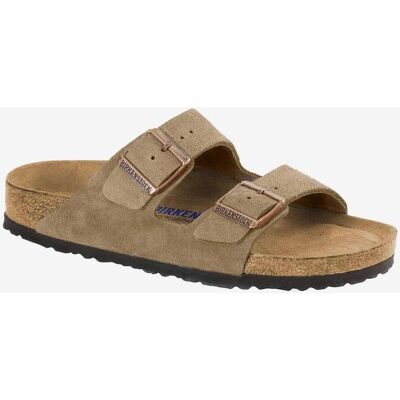 Sandalias Birkenstock Arizona Suede Ancho Estrecho beige - 44 Sandalias Birkenstock Arizona Suede Ancho Estrecho beige - 44