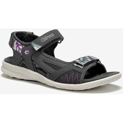 Sandalias Chiruca Cadaqués gris oscuro violeta mujer - 42 Sandalias Chiruca Cadaqués gris oscuro violeta mujer - 42
