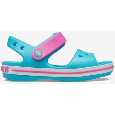 Sandalias Crocs Crocband azul turquesa rosa infantil - 19-20 Sandalias Crocs Crocband azul turquesa rosa infantil - 19-20