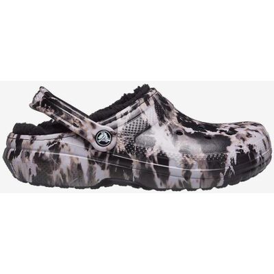 Crocs Classic Lined Bleach Dye negro marrón blanco - 42-43 Crocs Classic Lined Bleach Dye negro marrón blanco - 42-43