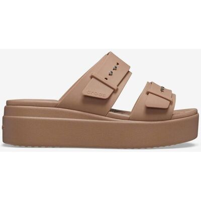 Sandalias Crocs Brooklyn Low beige mujer - 39-40 Sandalias Crocs Brooklyn Low beige mujer - 39-40
