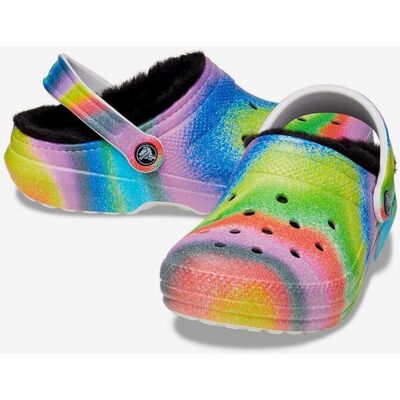 Crocs Classic Lined Spray Dye Clog multicolor - 37-38 Crocs Classic Lined Spray Dye Clog multicolor - 37-38
