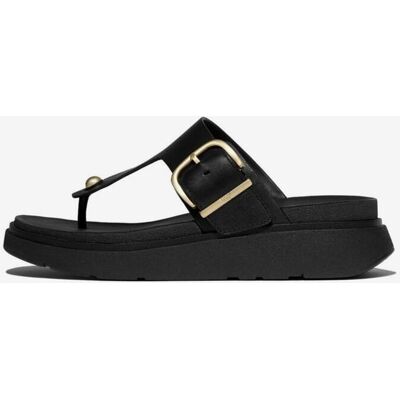 Sandalias FitFlop Gen-FF Buckle Leather negro puro mujer - 42 Sandalias FitFlop Gen-FF Buckle Leather negro puro mujer - 42