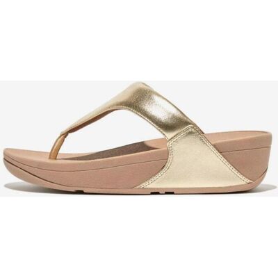 Sandalias FitFlop Lulu Leather dorado mujer - 37 Sandalias FitFlop Lulu Leather dorado mujer - 37