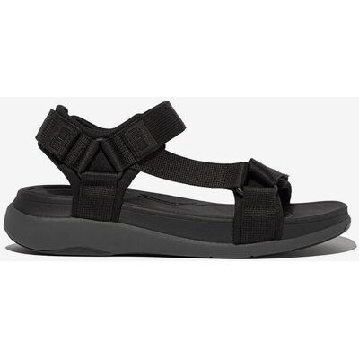Sandalias FitFlop F-Mode Go Adjustable Flatform negro - 46 Sandalias FitFlop F-Mode Go Adjustable Flatform negro - 46