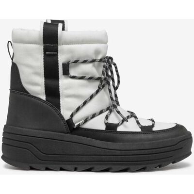 Botas Geox Milleiny ABX blanco puro negro mujer - 37 Botas Geox Milleiny ABX blanco puro negro mujer - 37