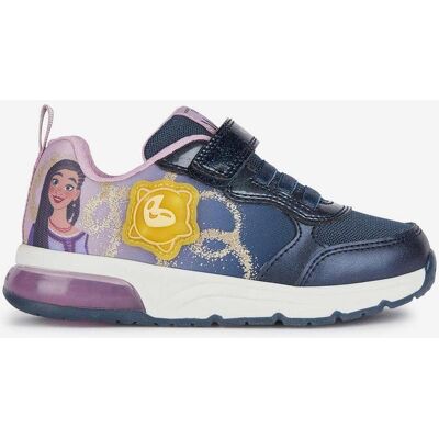 Zapatillas Geox Spaceclub azul marino rosa niña - 34 Zapatillas Geox Spaceclub azul marino rosa niña - 34